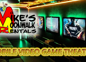 Mobile video game theater